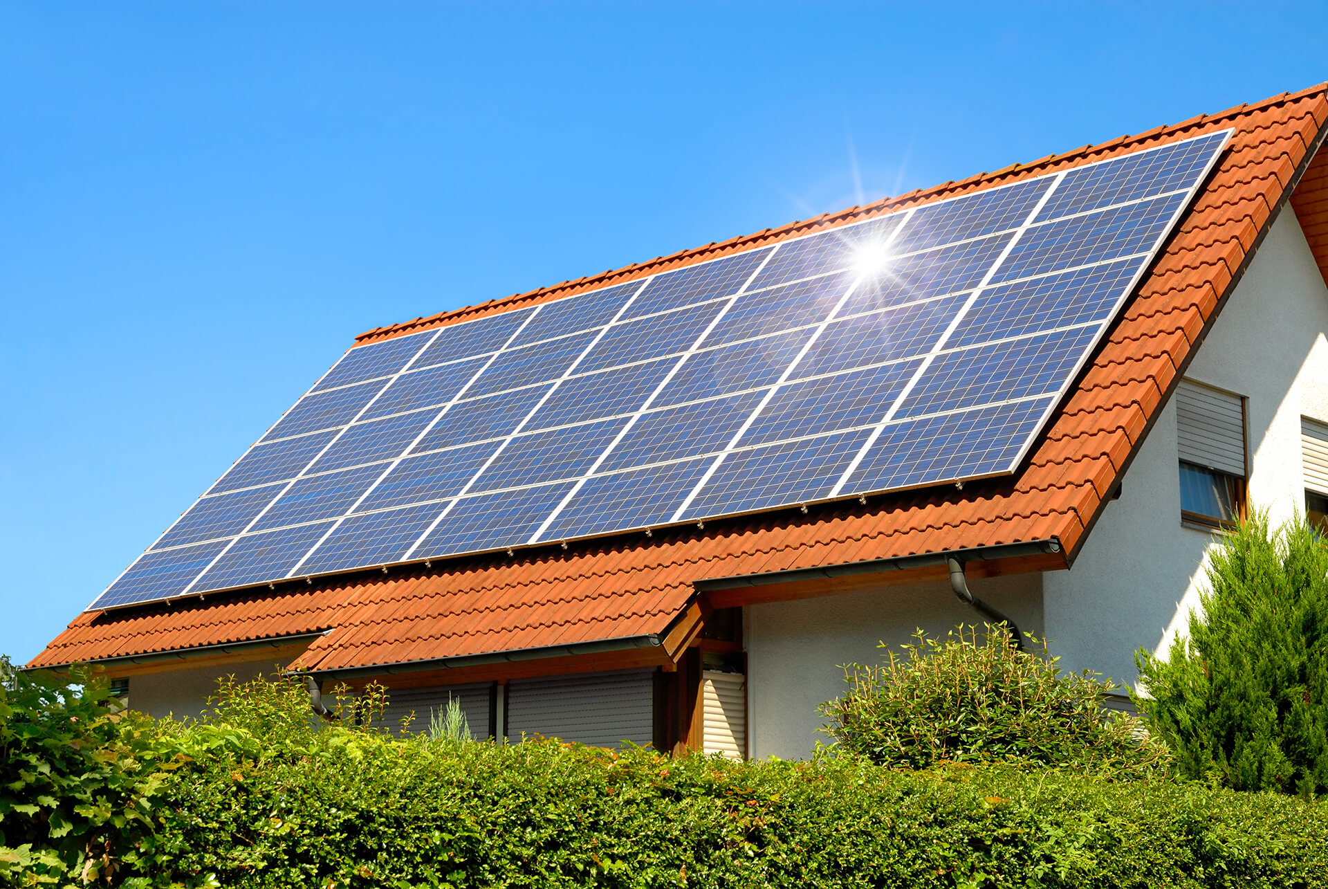 Solarenergie auf dem Dach